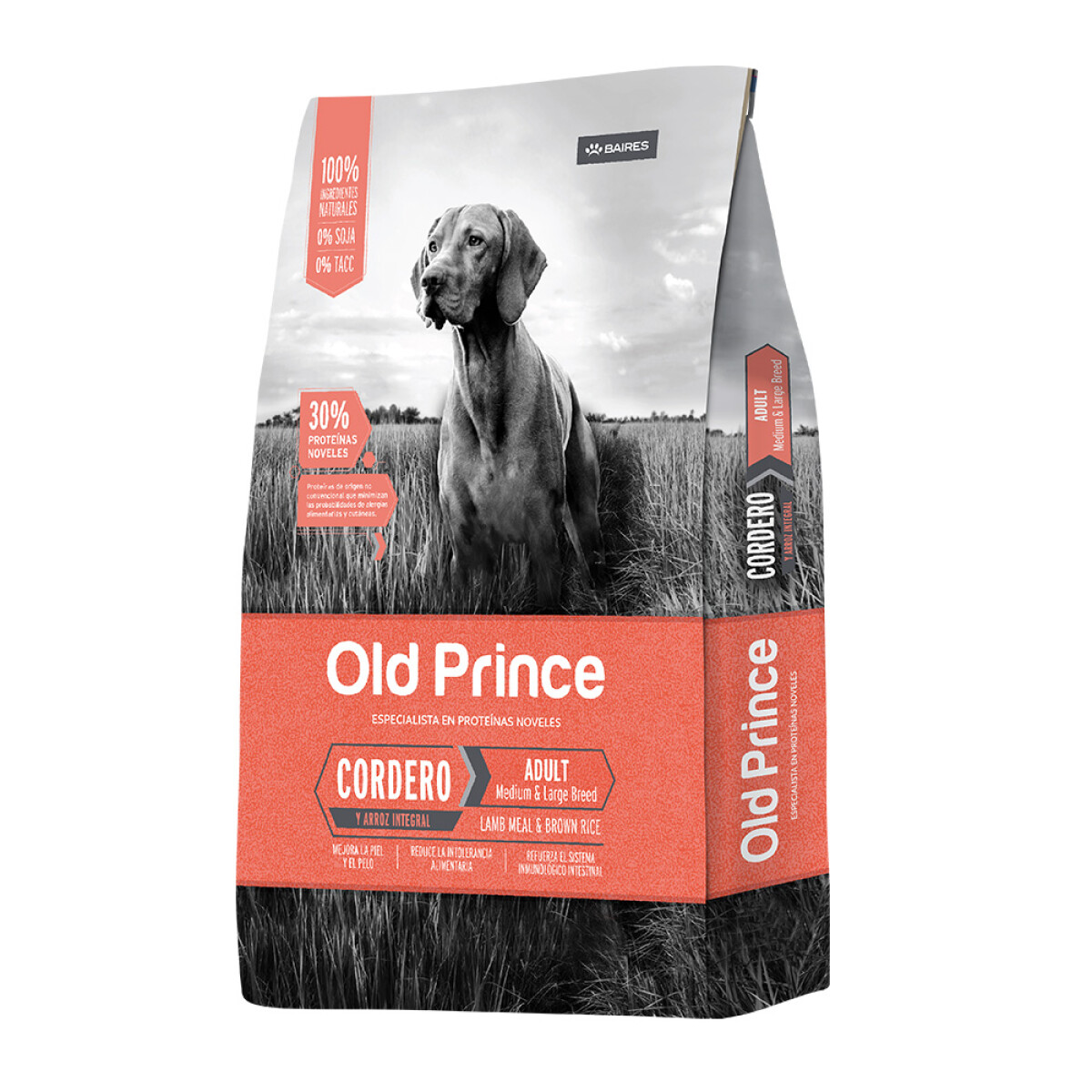 Old Prince Novel Cordero Adulto Razas Medians y Grandes - 3 kgs 