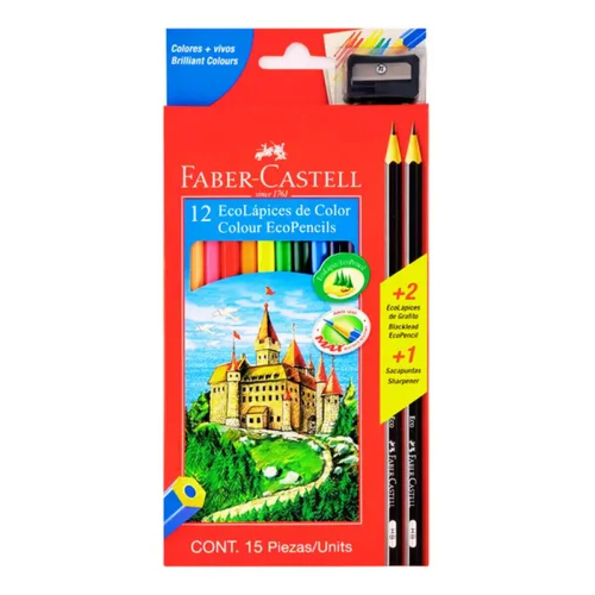 Lapices Faber x 12 Kit - Hexagonal 