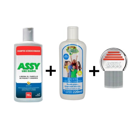 Pack Assy + Cedro Santo: Protección Natural contra Piojos y Liendres Pack Assy + Cedro Santo: Protección Natural contra Piojos y Liendres