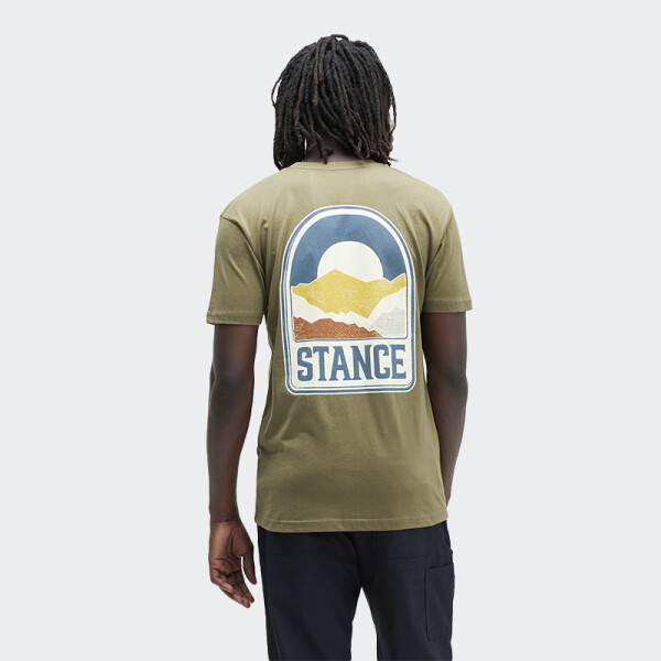 Remera Stance Saddleback Verde