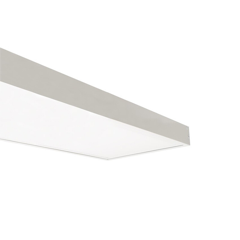 Marco aluminio Panel LED 60X30 Blanco Kit Marco para Panel LED 60 x 30 cm