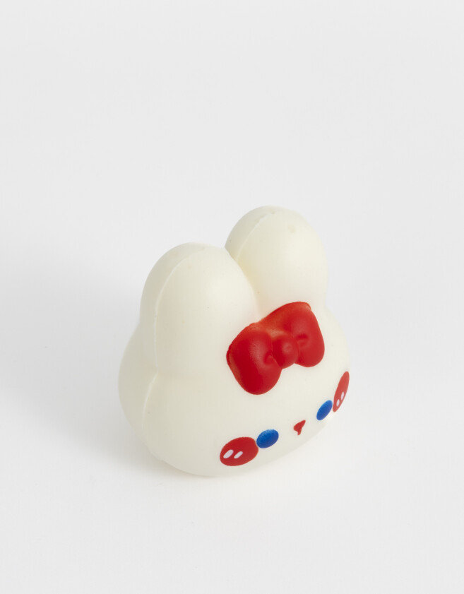 Lúdico Squeeze Squishy Conejito - Blanco Crema