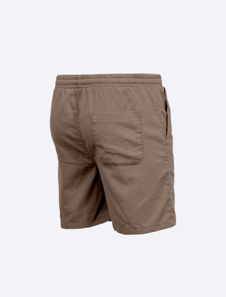 Short lino gris