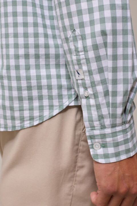 CAMISA M/C ROVIGO POLANCO Verde Cuadros