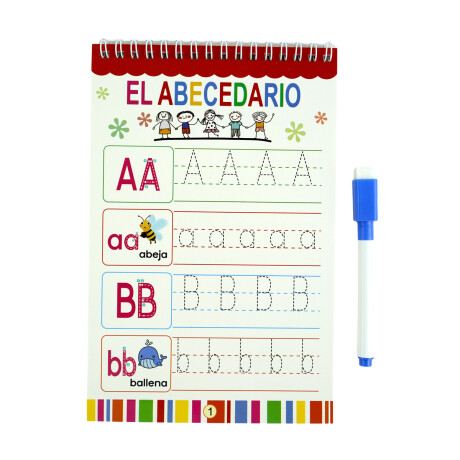 LIBRO ACTIVIDADES 8H PLASTIFICADAS C/ESPIRAL Y MARCADOR 21.5X14CM LIBRO ACTIVIDADES 8H PLASTIFICADAS C/ESPIRAL Y MARCADOR 21.5X14CM