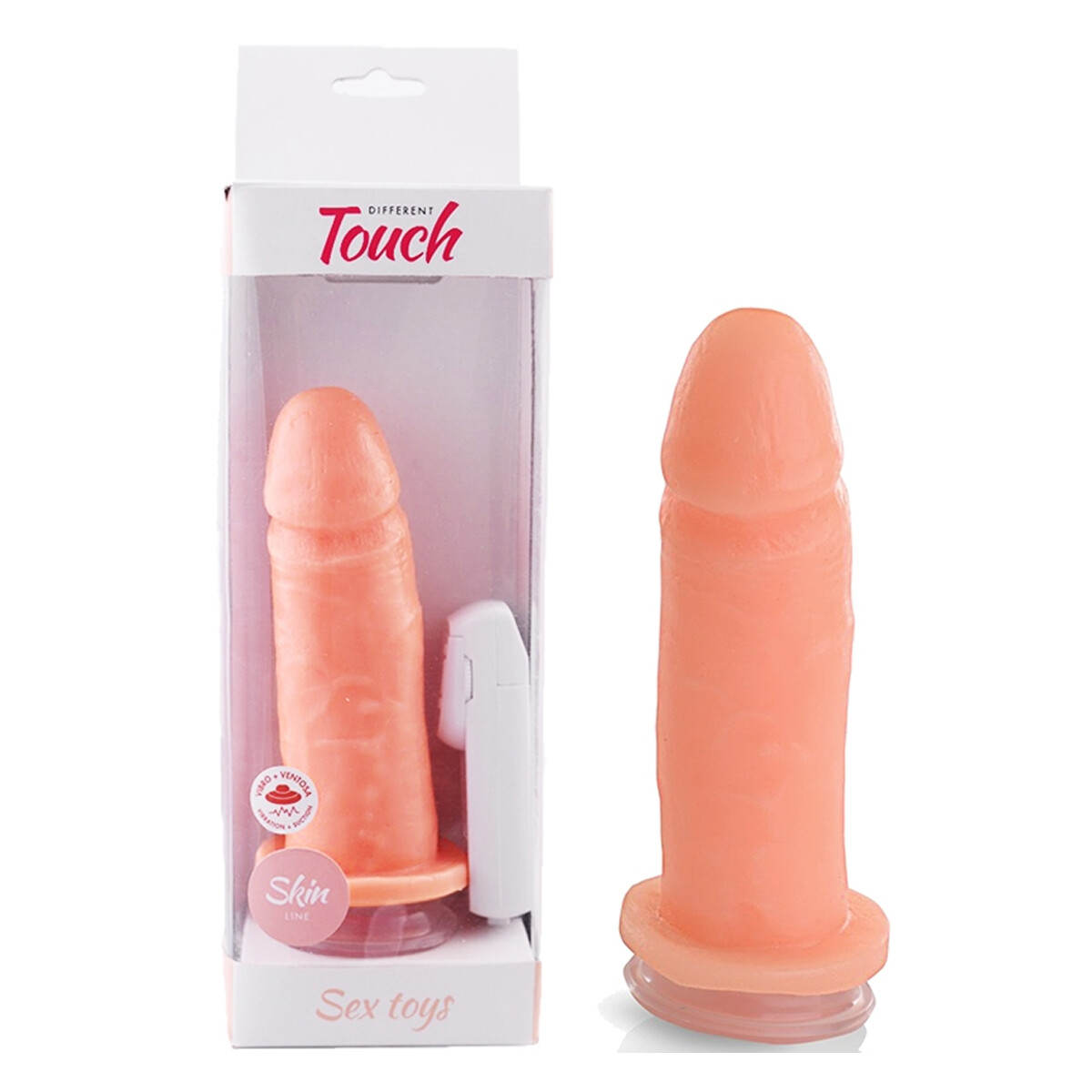 Vibrador Ejecutivo Con Ventosa - Piel 