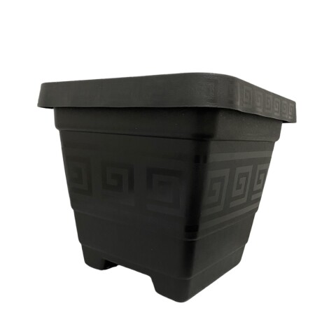 MACETA CUADRADA 11 LITROS NEGRA REF 0323 NEGRO