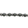 Pulsera Bolitas-Plata 925-Perla negra-PU3000 conperla