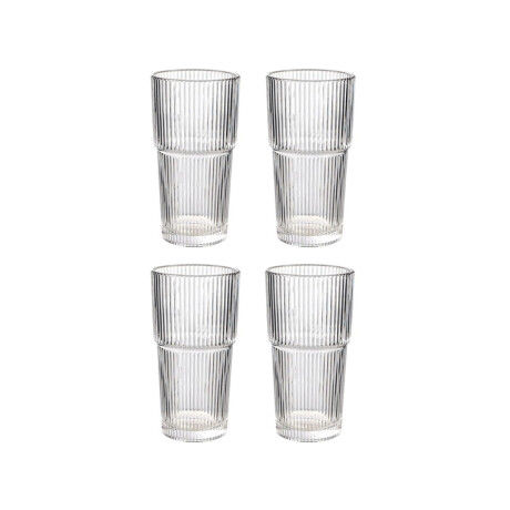Sets x4 vasos acanalados Sc