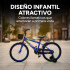 Bicicleta Infantil Sport Rod 20 Canasto Guardabarro Rueditas Azul 1