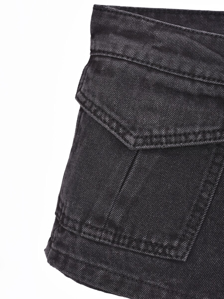 SHORT FALDA CARGO NEGRO