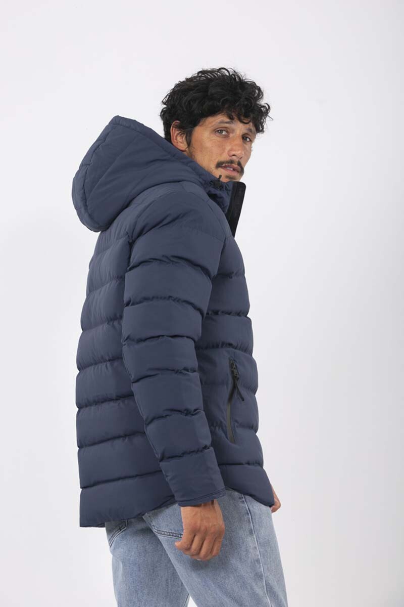 CAMPERA UFO BARCODE Azul