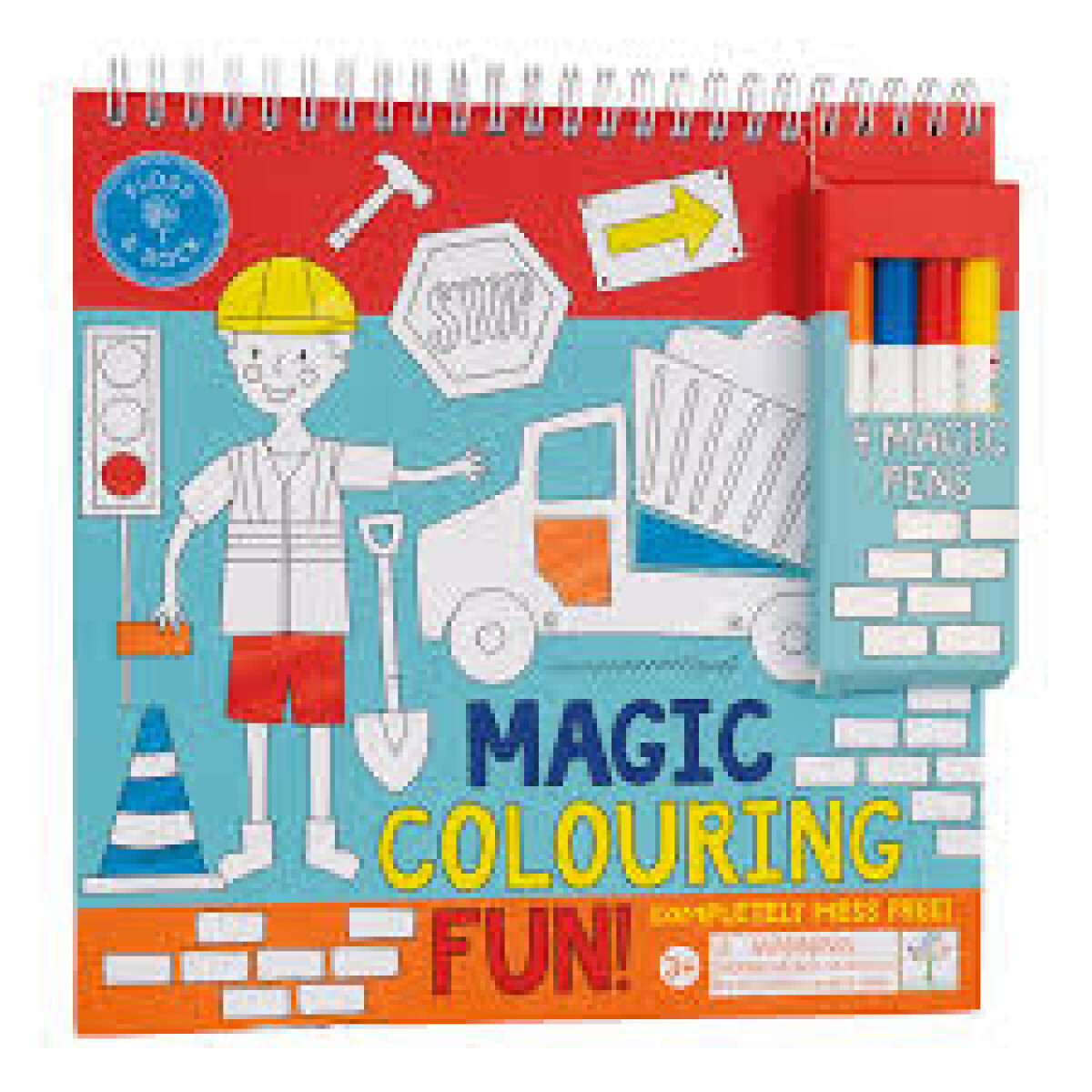 LIBRO PARA COLOREAR CONSTRUCCION 