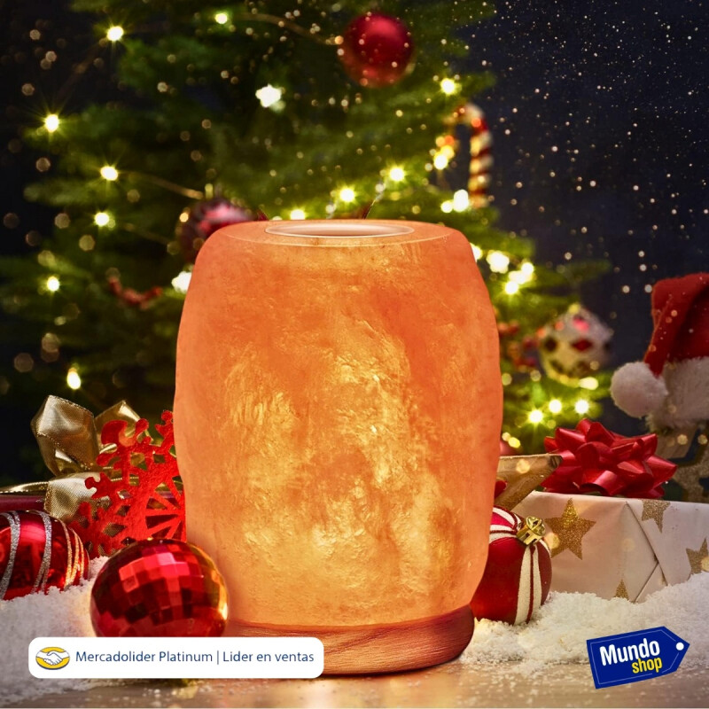 Lámparas De Sal Del Himalaya Aroma Escencia De Regalo. Naranja