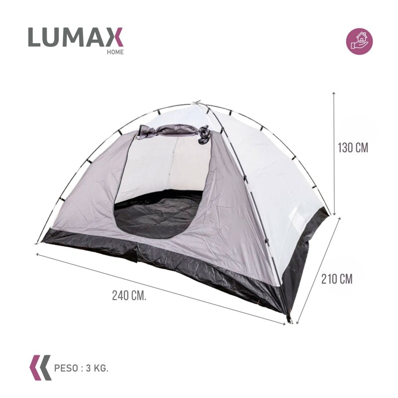 Carpa Lumax Tipo Iglú 4 a 5 Personas Impermeable Carpa Lumax Tipo Iglú 4 a 5 Personas Impermeable