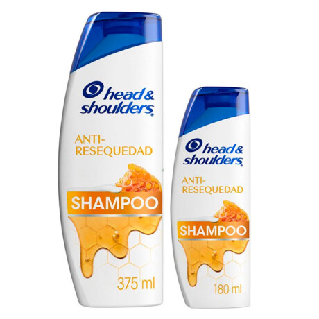 Pack Head & Shoulders de Miel Anti Resequedad Shampoo 375ml + Shampoo 180ml Pack Head & Shoulders de Miel Anti Resequedad Shampoo 375ml + Shampoo 180ml