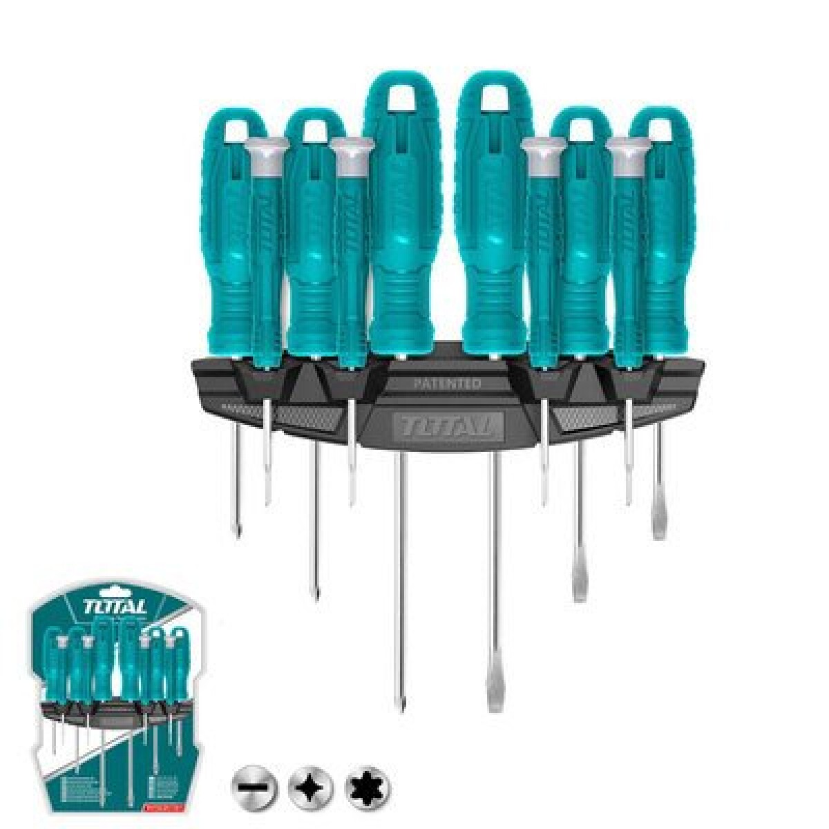 Set de Destornilladores 10 Piezas Total Super Select 