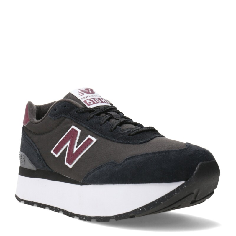 Championes de Mujer New Balance Life Style Mode Negro - Bordó