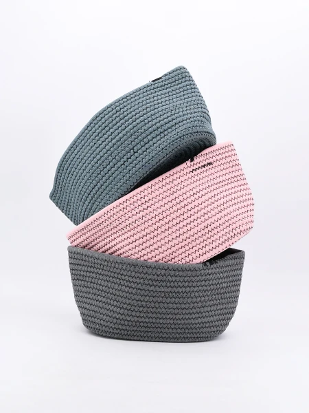SET DE CESTAS ABBY MULTICOLOR