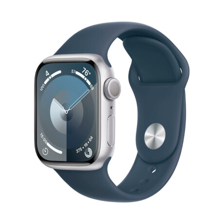 Apple Watch Series 9 (gps) 41mm Silver / Storm Blue Band Mr903ll/a Apple Watch Series 9 (gps) 41mm Silver / Storm Blue Band Mr903ll/a