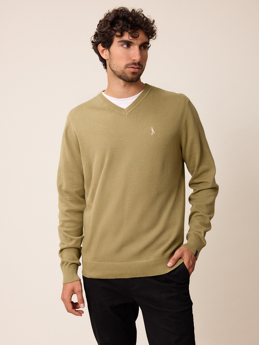 SWEATER PIAVE W26 POLANCO - Oliva 
