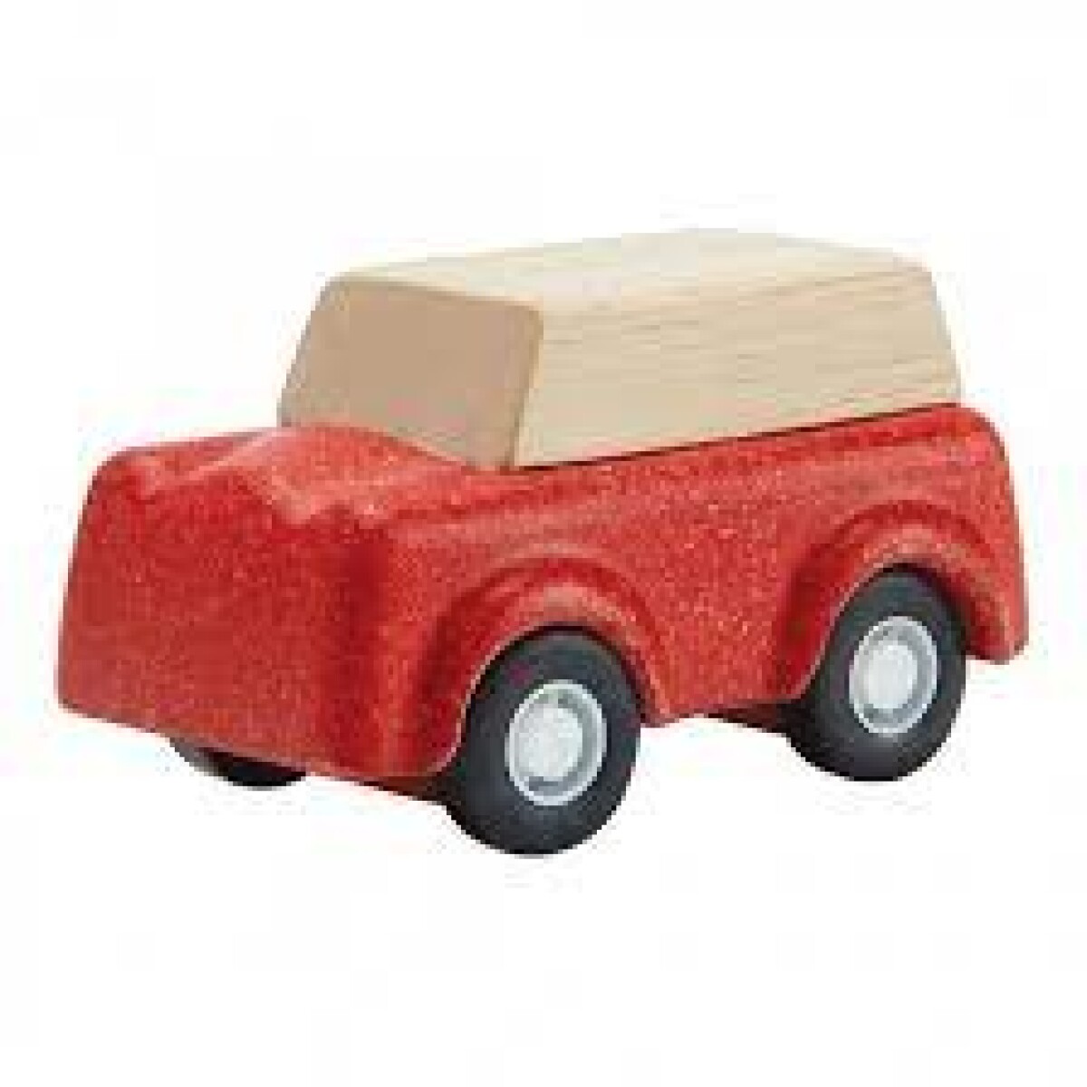 AUTO DE MADERA DE PLAN TOYS - ROJO 