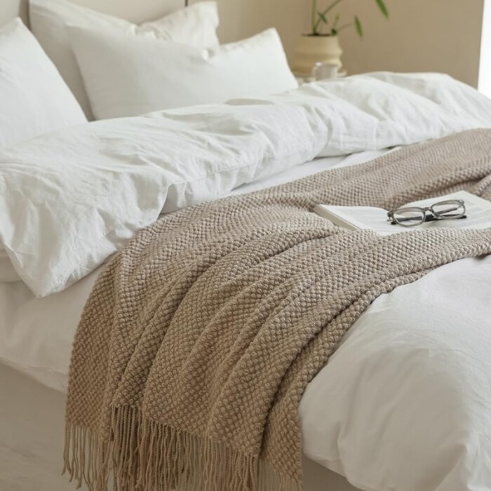 Manta para Sillón y Cama Brown
