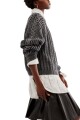 FRANKIE CABLE SWEATER Negro
