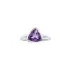 Anillo Triángulo-Plata 925-Con Amatista-AN4612 conpiedra