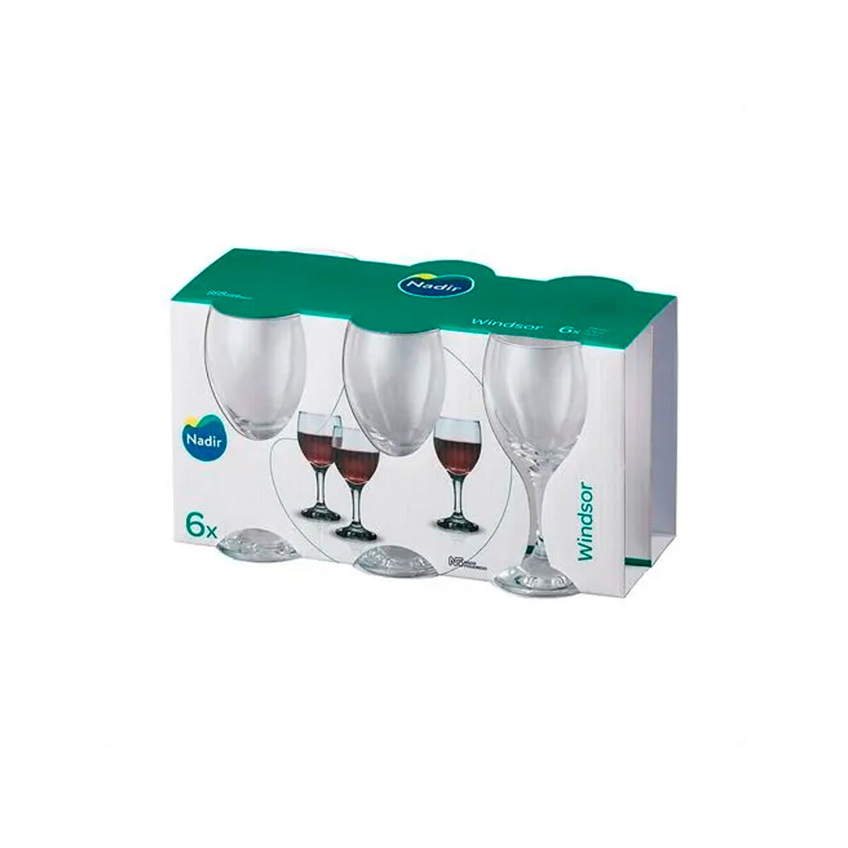 COPA NADIR WINDSOR VINO TINTO 250ML (PACK X6) 
