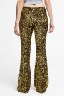 Pantalón flare Oro