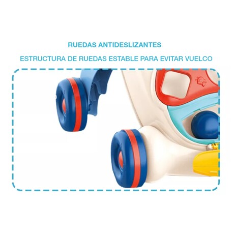 Caminador Andador para Bebé Didáctico Actividades c/ Sonidos Multicolor