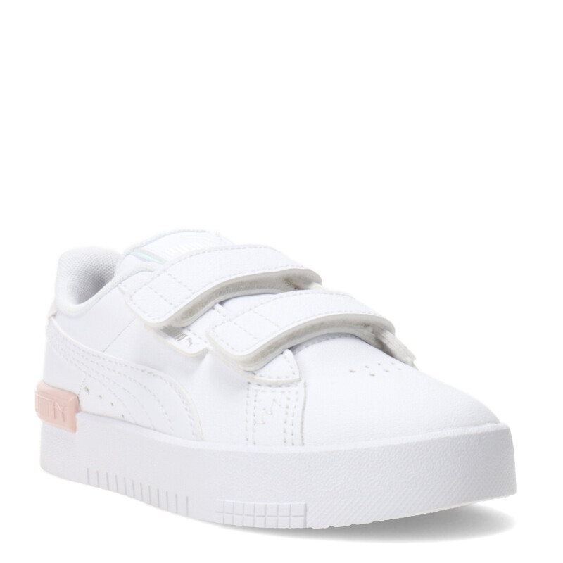 Championes Infantiles Puma Jada Holo 2.0 Blanco - Plateado