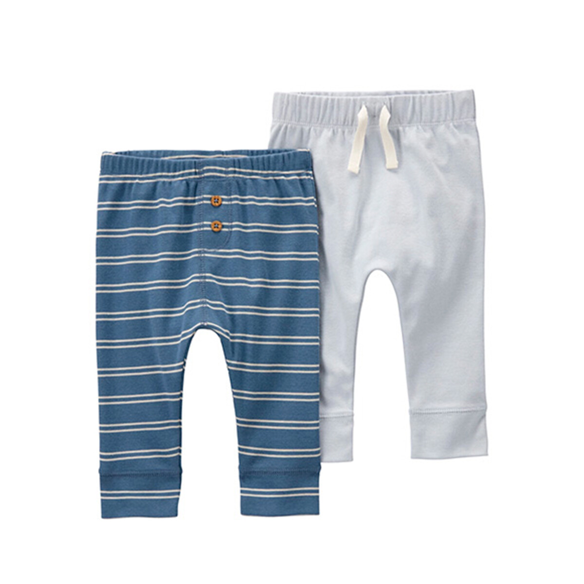 Pack X2 Pantalones Carters Algodón - VERDE-CELESTE 