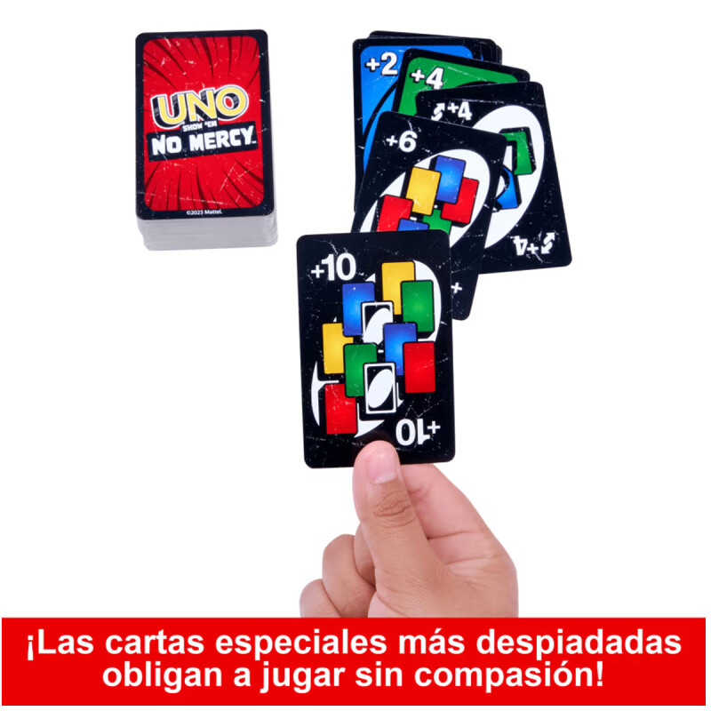 UNO No Mercy Juego de Cartas Mattel UNO No Mercy Juego de Cartas Mattel