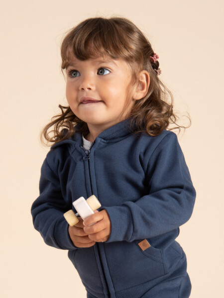 Campera deportiva Azul
