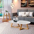 MESA DE CENTRO CLASSIC - OFF WHITE/ALMENDRA MESA DE CENTRO CLASSIC - OFF WHITE/ALMENDRA