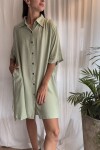 Camisa mala Verde agua