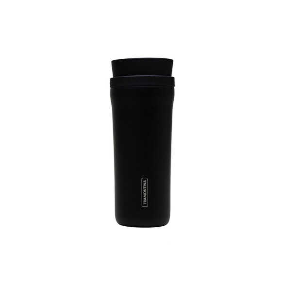 Vaso térmico 460ml con boquilla 360° negro -TRAMONTINA TF6732