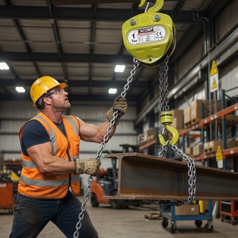 XCORT APAREJO POLIPASTO MANUAL DE CADENA 3 METROS 1 TONELADA Xcort Aparejo Polipasto Manual De Cadena 3 Metros 1 Tonelada
