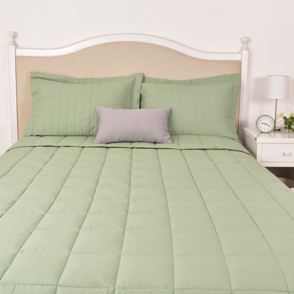 Edredon Col. Basic Verde 290x240