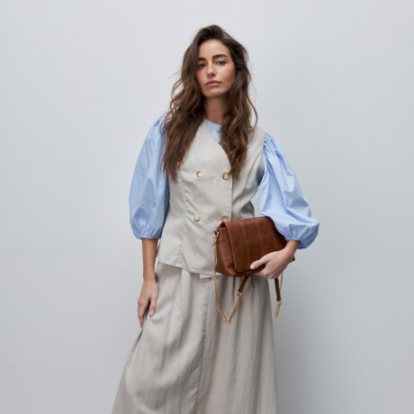 FALDA RIVA BEIGE Beige