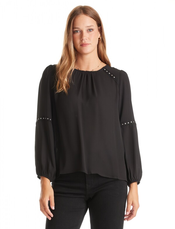 Blusa Tachas NEGRO
