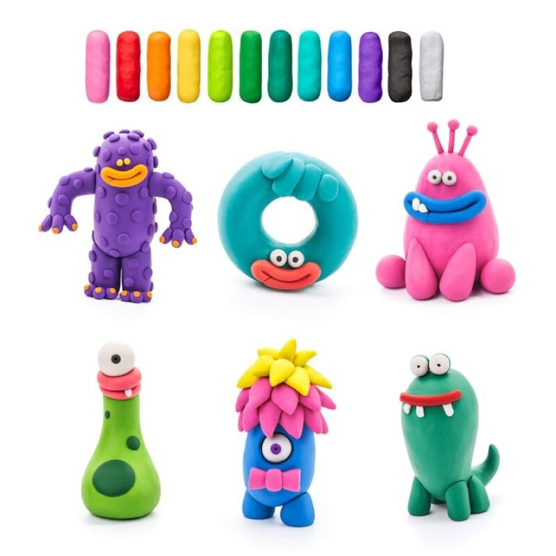 Set De Masas Hey Clay Para Crear Monstruos Set De Masas Hey Clay Para Crear Monstruos