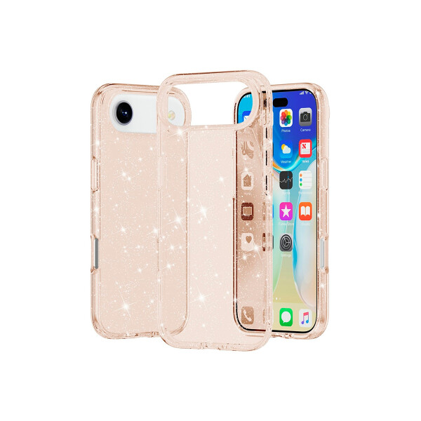 Protector para iPhone 17 Air glitter color dorado Protector Para Iphone 17 Air Glitter Color Dorado