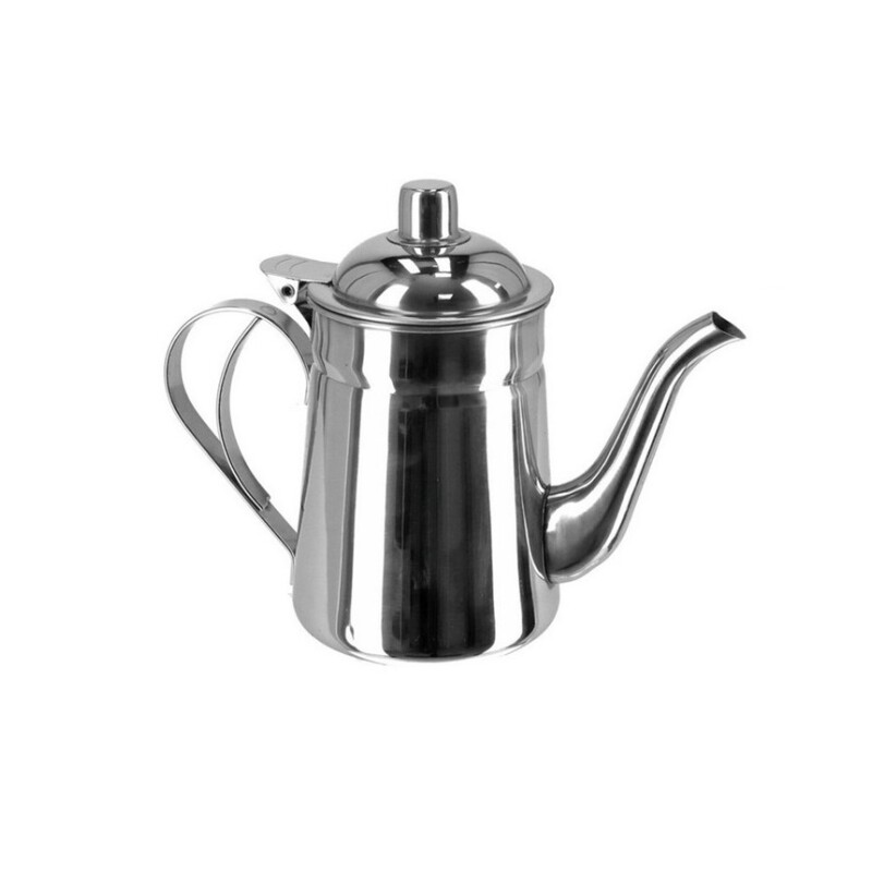 Tetera Kenitra de Acero Inoxidable 1 Litro con Tapa GE TETERA 1L KENITRA