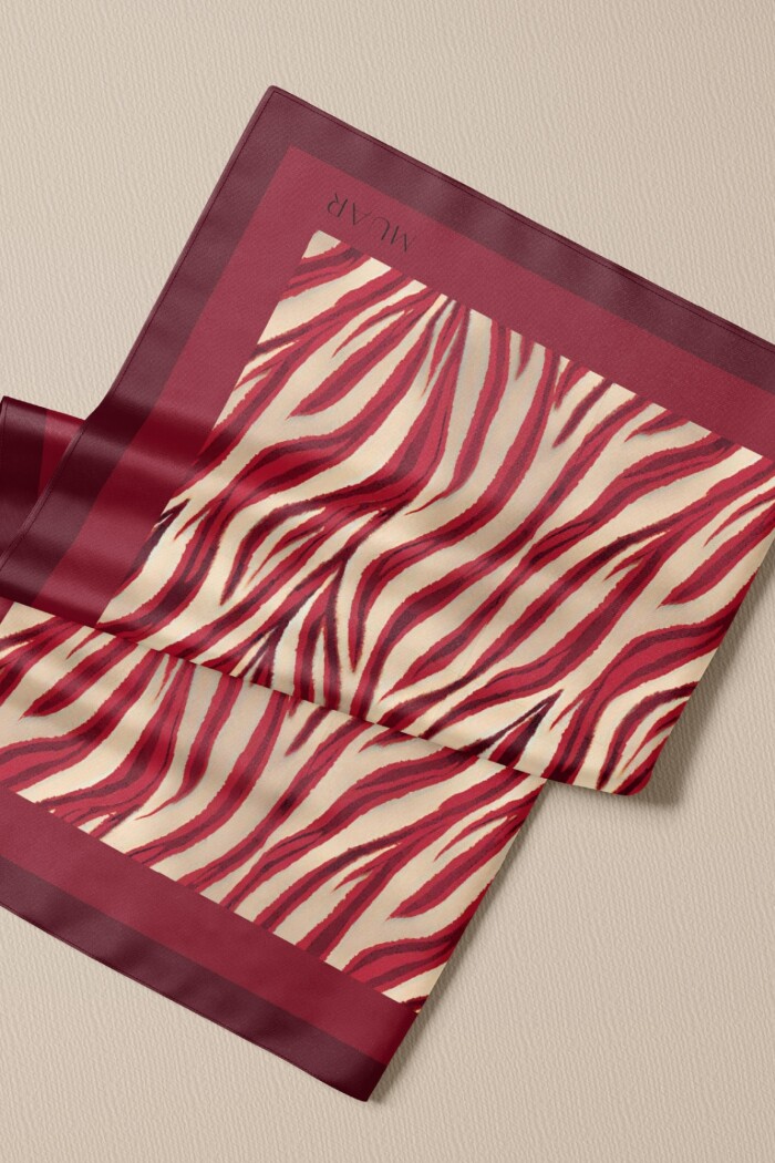 PAÑUELO AUTUMN ZEBRA BURGUNDY PAÑUELO AUTUMN ZEBRA BURGUNDY