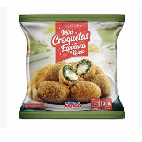 MINI CROQUETA ESPINACA Y QUESO 300G +SOLO PDE O WEB+ MINI CROQUETA ESPINACA Y QUESO 300G +SOLO PDE O WEB+