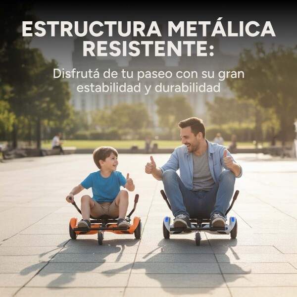 Asiento Para Hoverboard Hovercart Patineta Electrica GoGreen Variante Color Negro