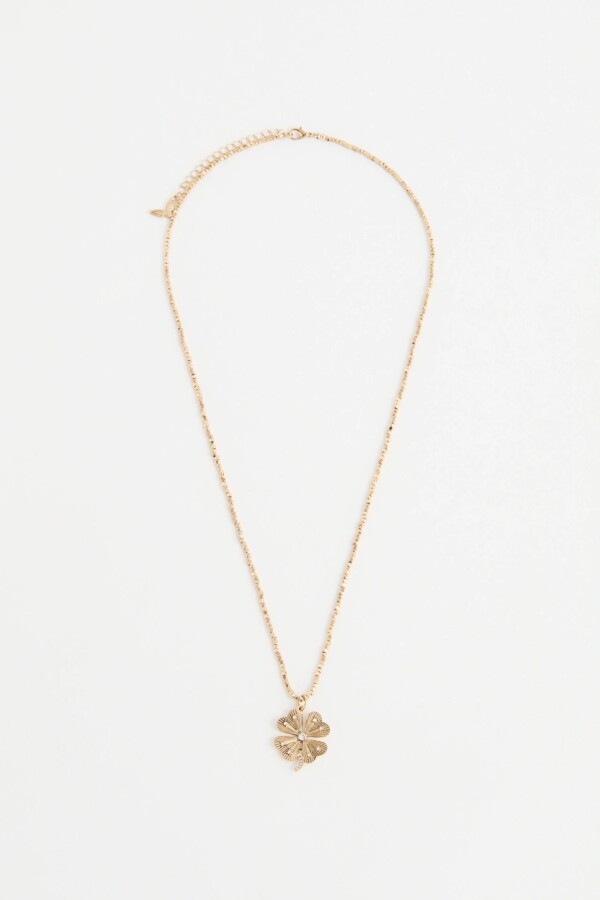 Collar Cuby Clover Dorado